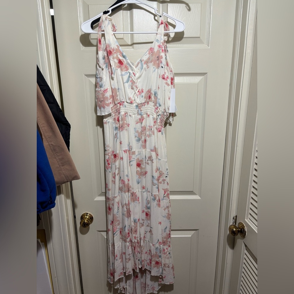 Chic Floral Print Maxi Dress